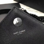 YSL Classic Medium Monogram Saint Laurent College Bag Black